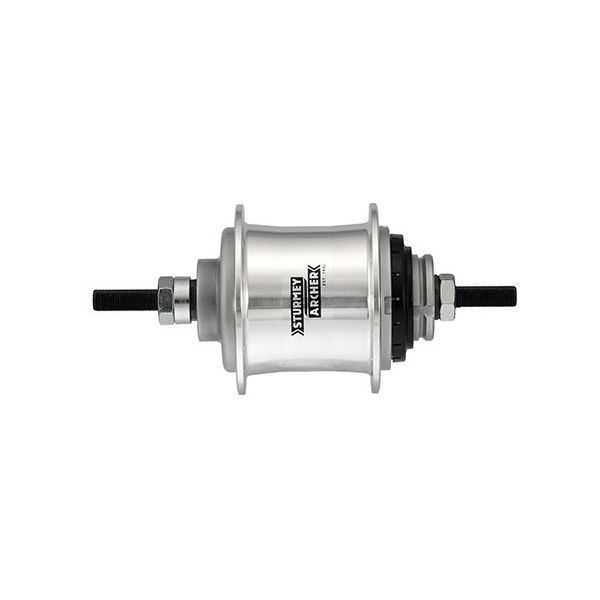 Ausrüstung Hub 2 Geschwindigkeit Sturmey Archer A2 Automatisch freie Hune 36 Löcher - Silber