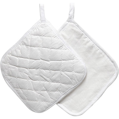 Creativ Company Topflappen Weiß 20x20cm, 1 Paar