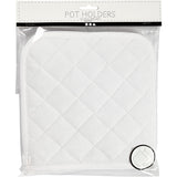 Creativ Company Topflappen Weiß 20x20cm, 1 Paar - afbeelding 2