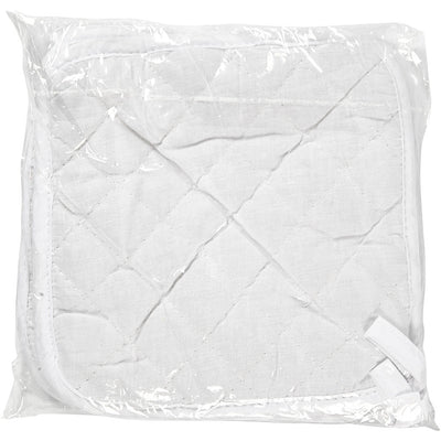 Creativ Company Topflappen, Größe 20x20 cm, 145 g, weiß, 4 Stück 1 Box