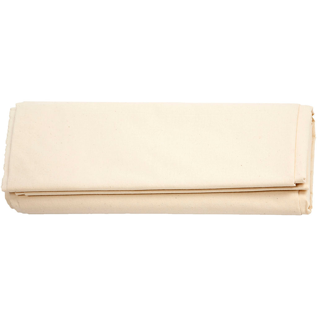 Creativ Company ungebleichte Baumwolle, B: 168 cm, 148 gr, 5 m 1 Rolle