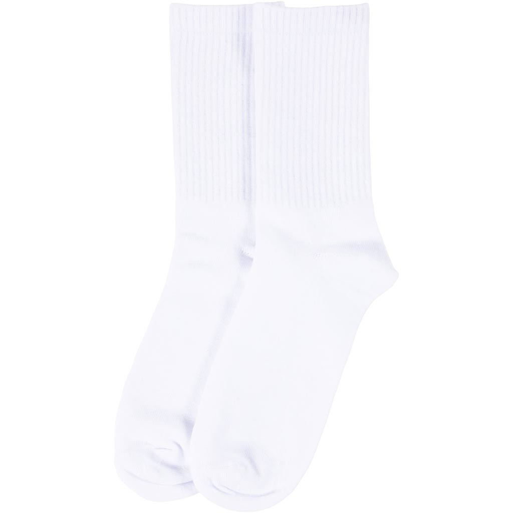 Https: www.cchobby.nl Cotton-socks-size-35-38-white-10-pair-1-box