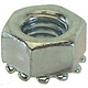 Bofix Mutter M6 mit Federring. Pro 100