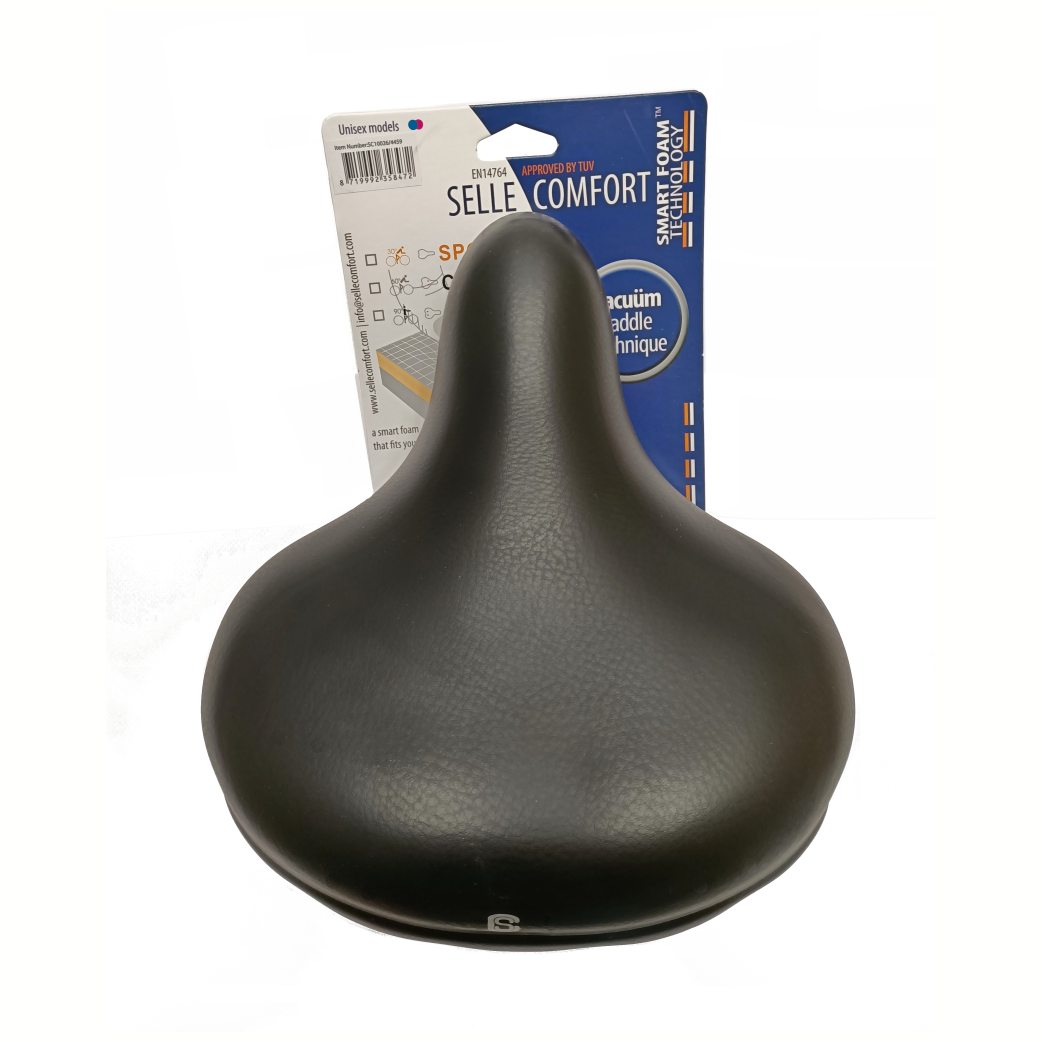 Selle Komfortkomfort Sattel Retro XL. Mit Smart Foam -Technologie ohne Schlinge.