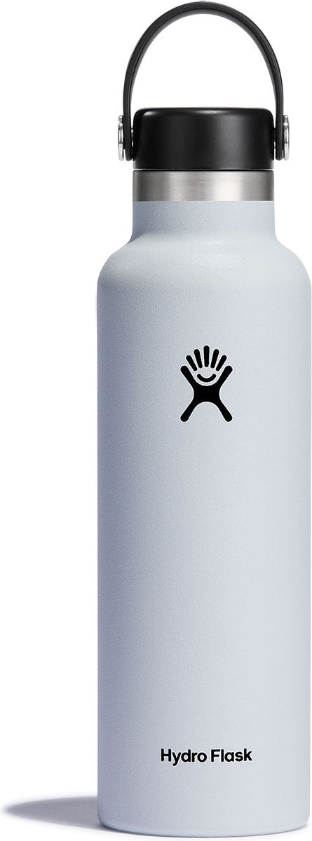 Hydro Flask Standard Mouth Flex Cap Trinkflasche (621 ml) – weiß