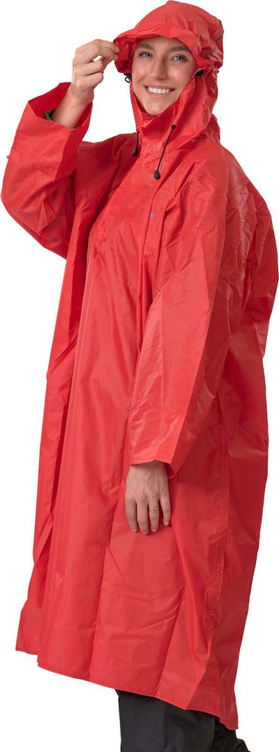 Lowland Outdoor-Wanderponcho – 100 % wasserdicht (10.000 mm) – atmungsaktiv (8.000 g m²), PFAS-frei!