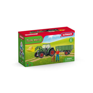 Schleich Farm World Traktor mit Trailer 42608