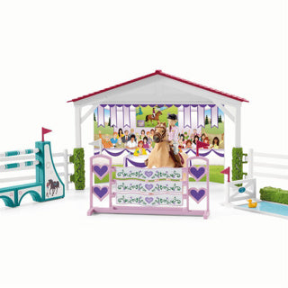 Schleich 42440 Pferdehof mit Haus und Stall