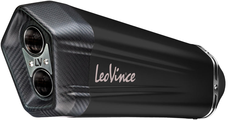 Leovince Schalldämpfer SBK LV-12 Black Edition Schalldämpfer Leo Slipon LV-12 SW