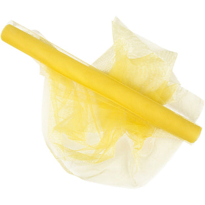 Creativ Company Tüll, B: 50 cm, gelb, 5 m 1 Rolle