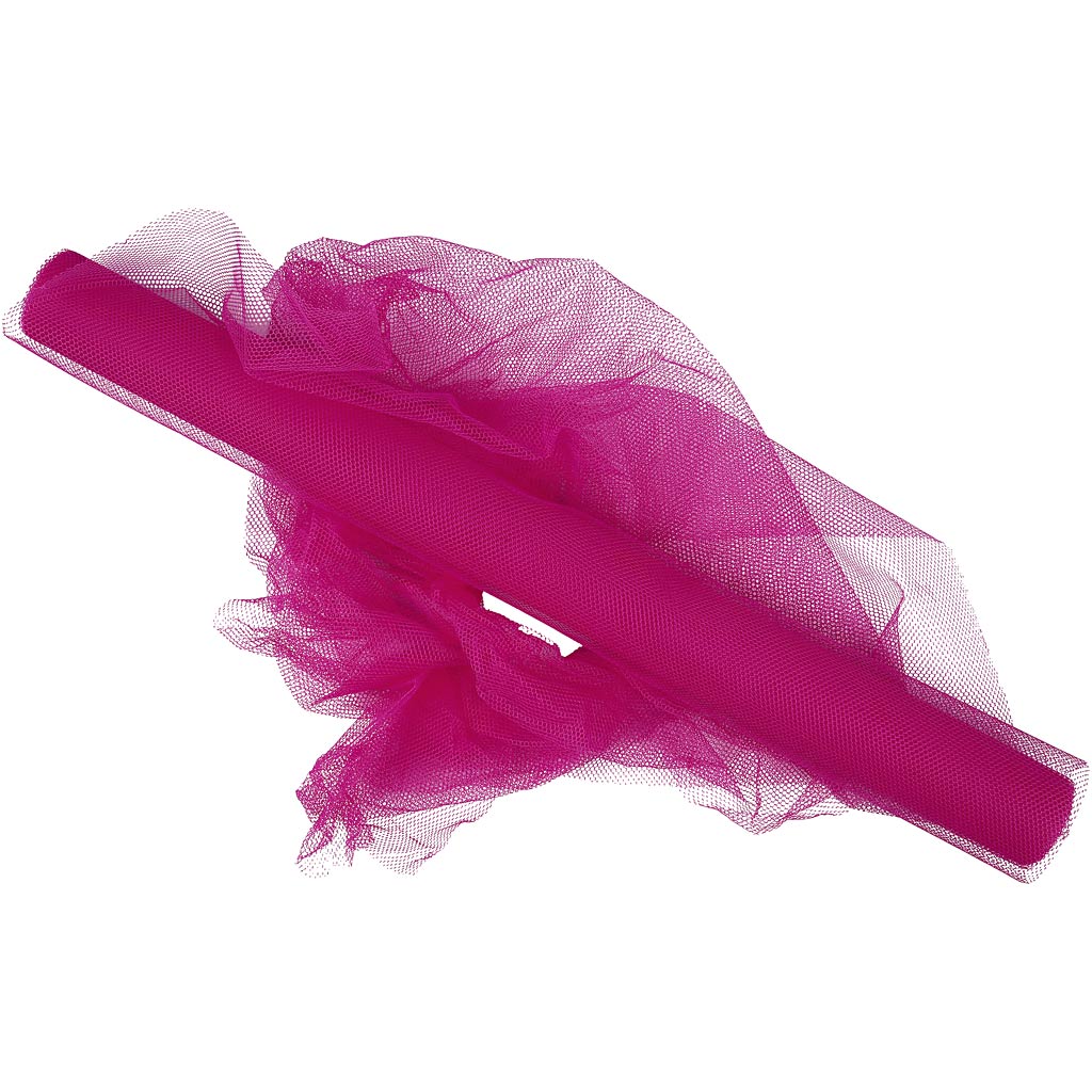 Creativ Company Tüll, B: 50 cm, rosa, 5 m 1 Rolle