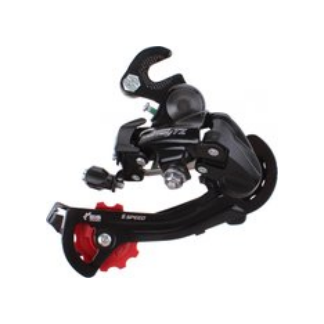 SHIMANO TURNEY RD TZ500 GS ACHTER DENAILLEUR, 6-Gang mit Haken.