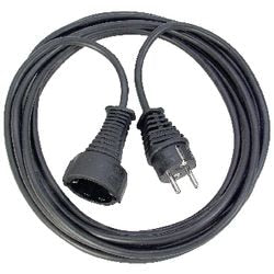 Brennerstuhl Kunststoffkabel schwarz 5m h05vv-f 3g1,5 - 1162190