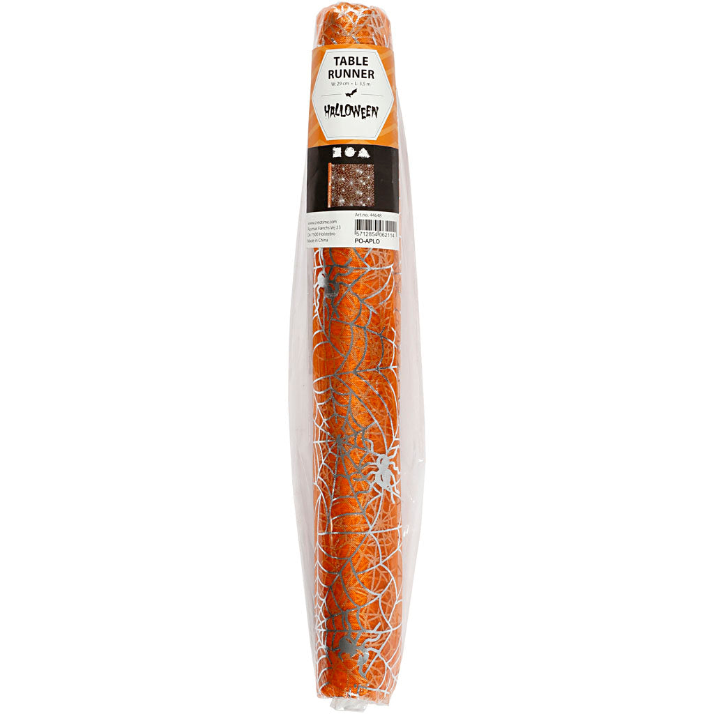 Creativ Company Tischläufer, L: 3,5 m, B: 29 cm, orange, 1 Rolle