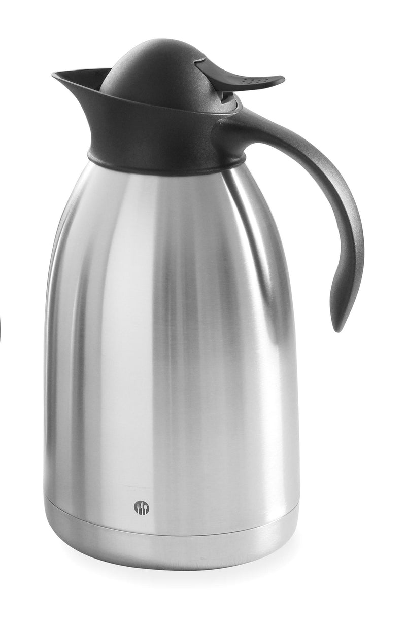 Hendi Thermoskanne doppelwandig 1,5l schwarz