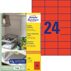 Multifunktionsetiketten Avery Zweckform 200 Stück weiß