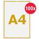U-Abdeckungen Leitz A4 21,5 x 30 cm 120 Mikron transparent