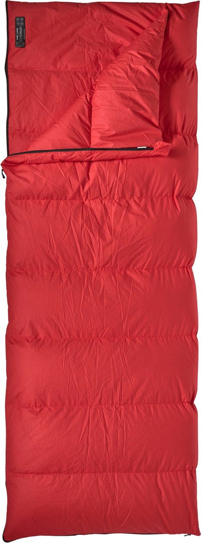 Lowland Outdoor-Daunenschlafsack – Companion Economy – 210 x 80 cm – Rot