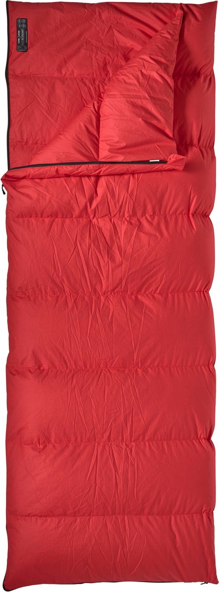 Lowland Outdoor-Daunenschlafsack – Companion Economy – 210 x 80 cm – Rot