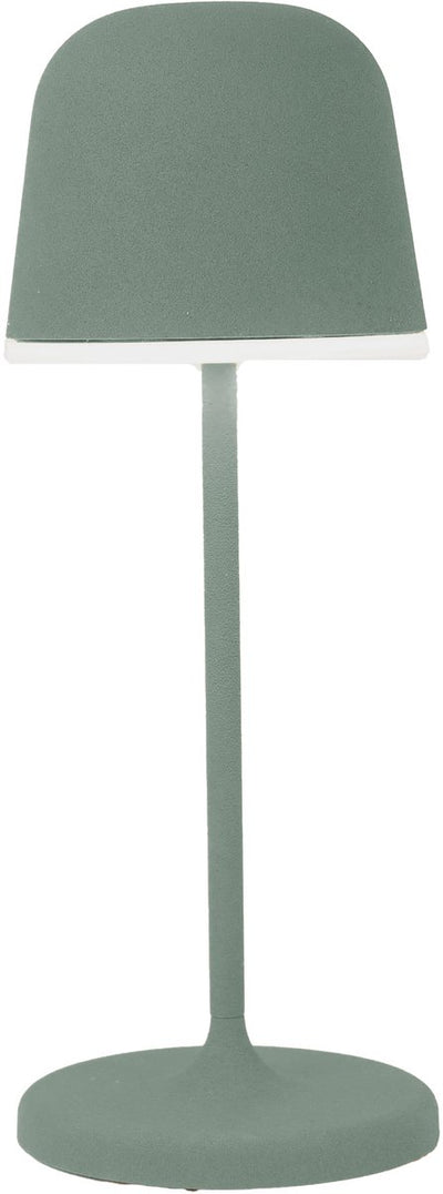 Eglo Maniera-S Tischleuchte – Erdspießlampe – wiederaufladbar (bis zu 28 Stunden Licht) – 20 cm – grün weiß – kabellos – dimmbar – drinnen und draußen