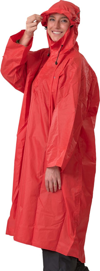 Lowland Outdoor-Wanderponcho – 100 % wasserdicht (10.000 mm) – atmungsaktiv (8.000 g m²), PFAS-frei!