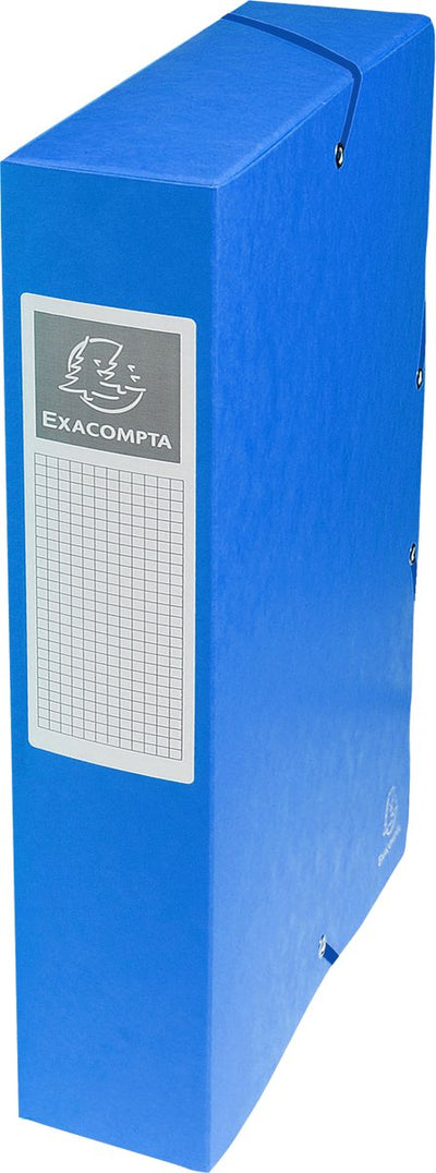 Exacompta 8x Klassifizierungsbox, glänzender Kartonrücken 60 mm – A4 – sortiert – 50600e