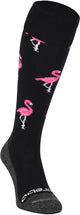 Brabo bc8460b Socken Flamingo schwarz rosa Unisex-Sportsocken – schwarz rosa