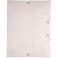 3-Klappen-Ordner Exacompta A4 geflammter Karton transparent