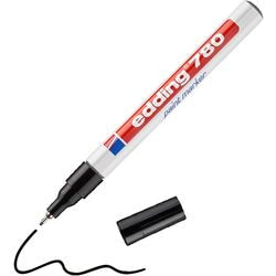 Lackmarker 780 Edding 4-780001 0,8 mm schwarze runde Spitze