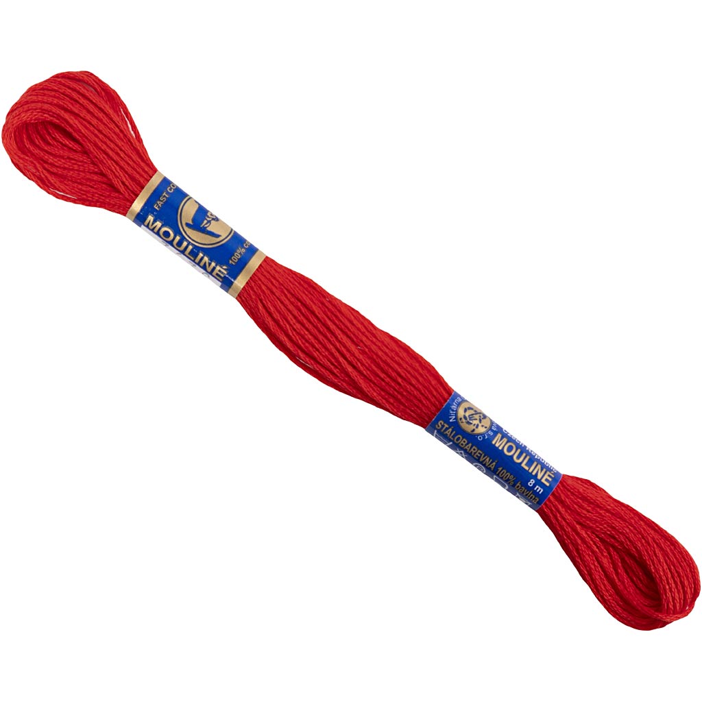 Creativ Company Stickerei Gares rot, 12x8m