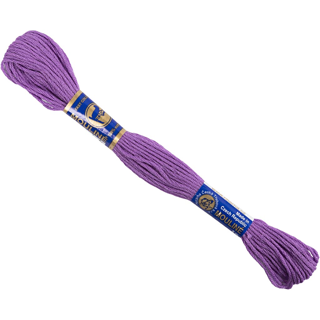 Stickgarn, lila, 8 m 1 Knäuel