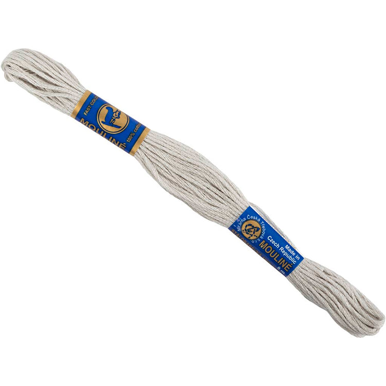 Stickgarn, grau, 8 m 1 Kugel
