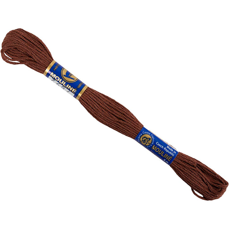 Stickgarn, braun, 8 m 1 Knäuel
