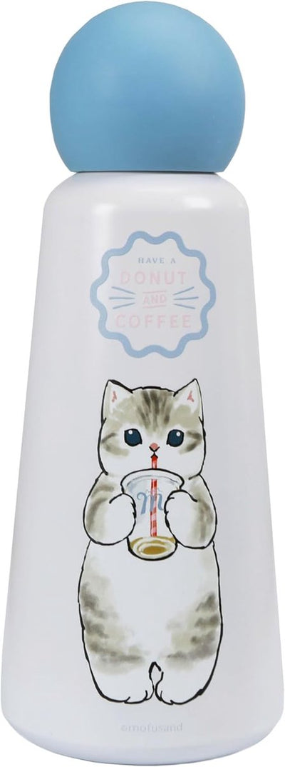 Blue Sky Studios Trinkflasche – Stahlwasserflasche 400 ml mit Katzenaufdruck.