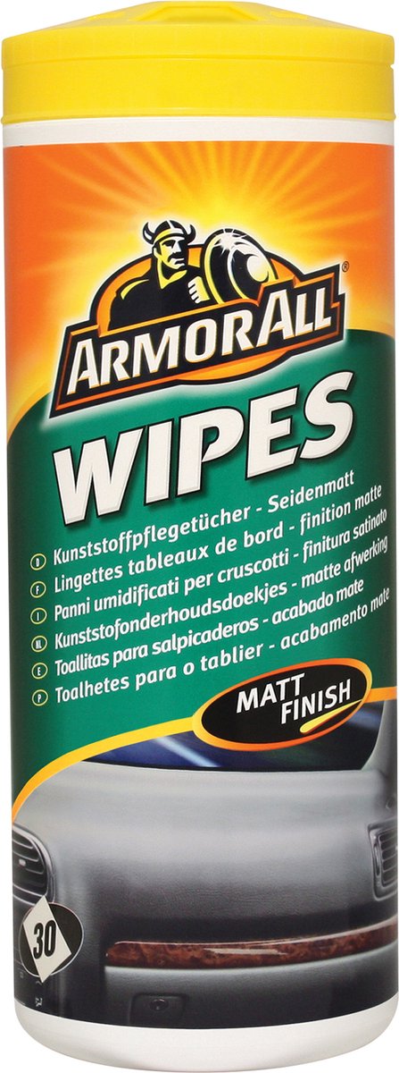 Armor All AA35030M Kunststoff-Wartungstücher matt, 30 Stück