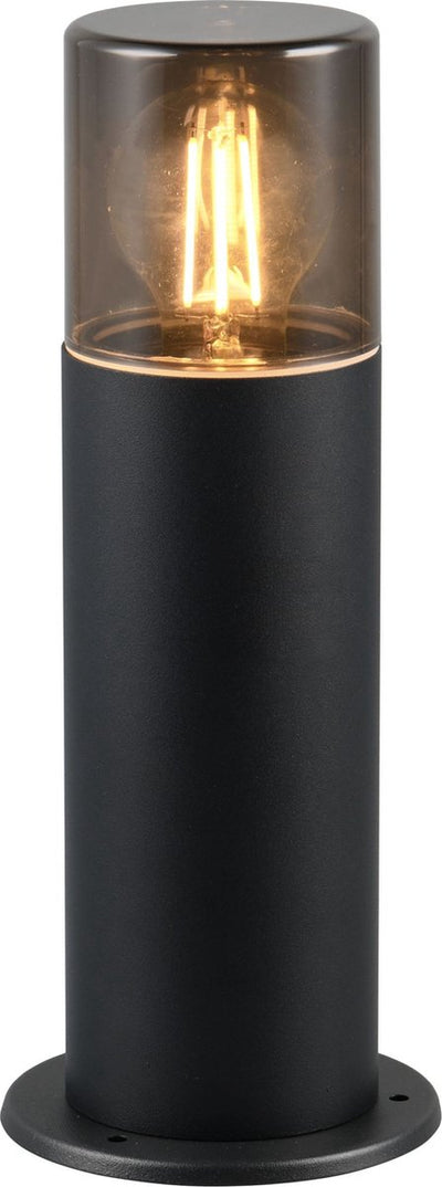 Trio Hoosic - Mastleuchte - Schwarz matt - exkl. 1x e27 4,9w - Außenbeleuchtung - IP44