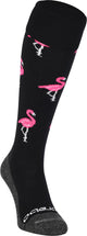 Brabo bc8460b Socken Flamingo schwarz rosa Unisex-Sportsocken – schwarz rosa
