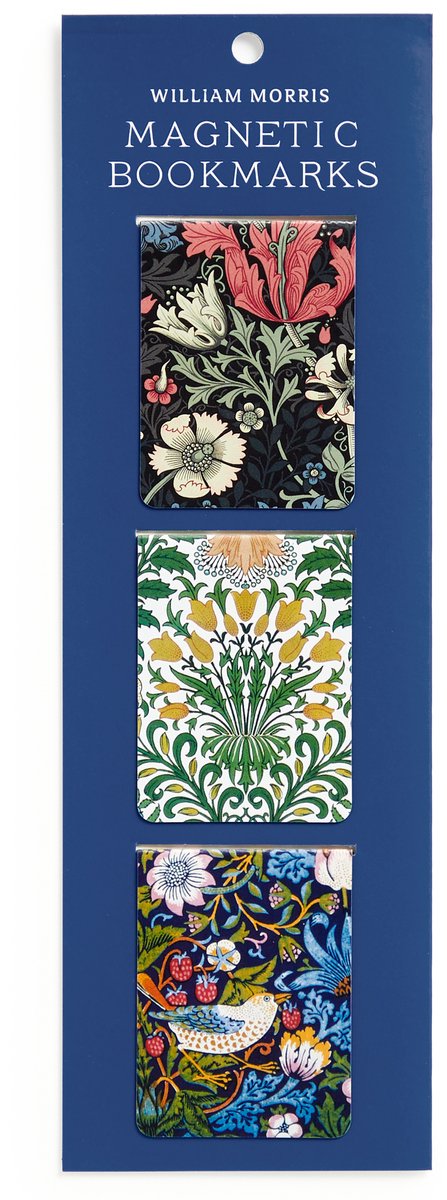 Magnetisches Lesezeichen-Set von William Morris