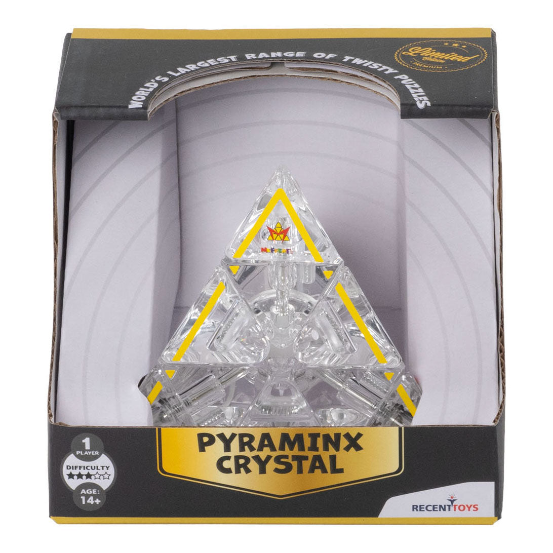 Aktuelles Spielzeug Pyraminx Crystal Le Brainteaser-Puzzle