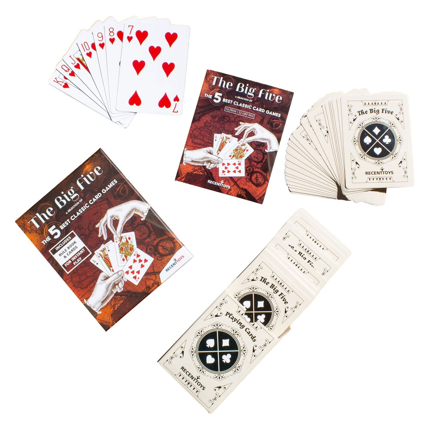 Aktuelle Spielzeuge, das große Fünf-Kartenspiel