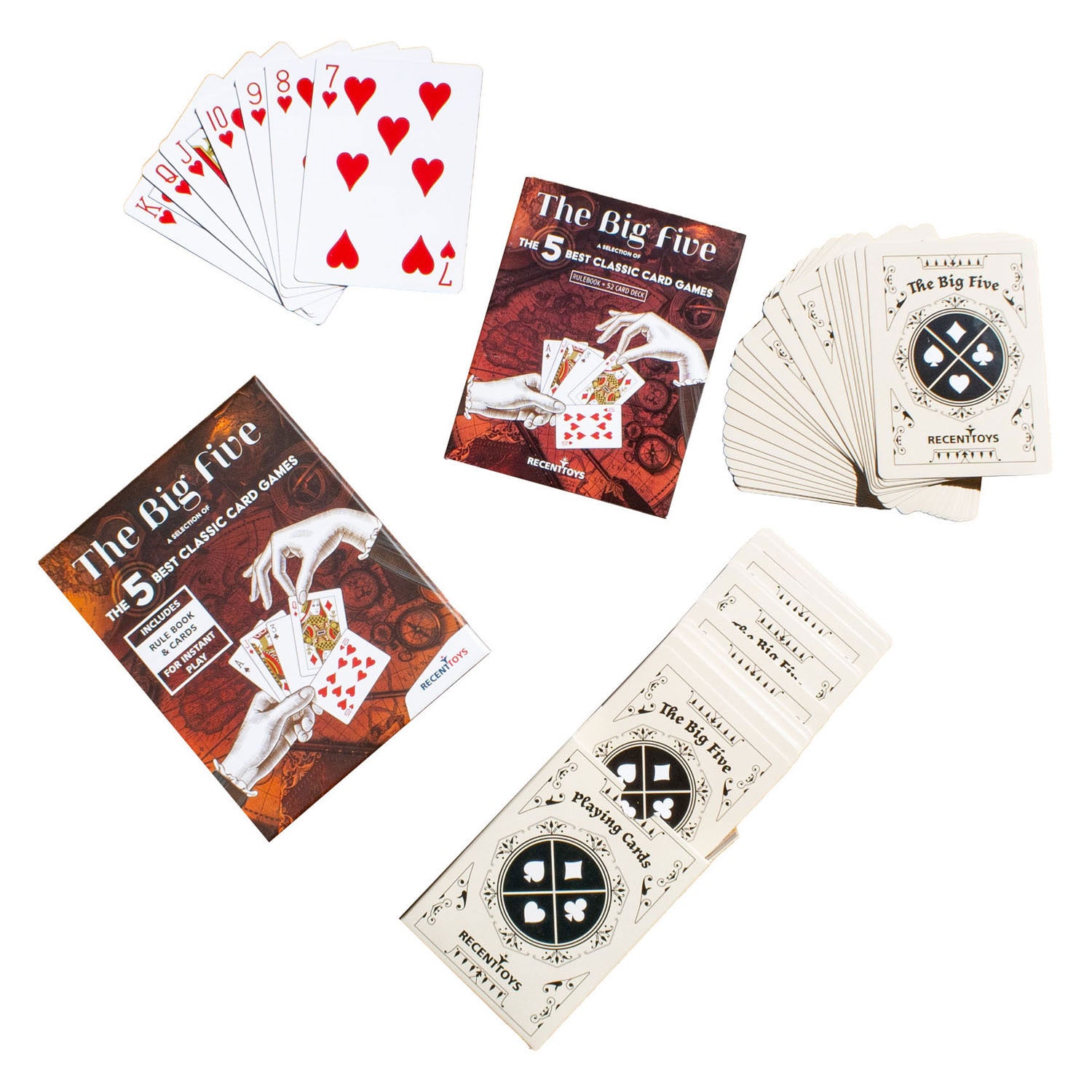 Aktuelle Spielzeuge, das große Fünf-Kartenspiel