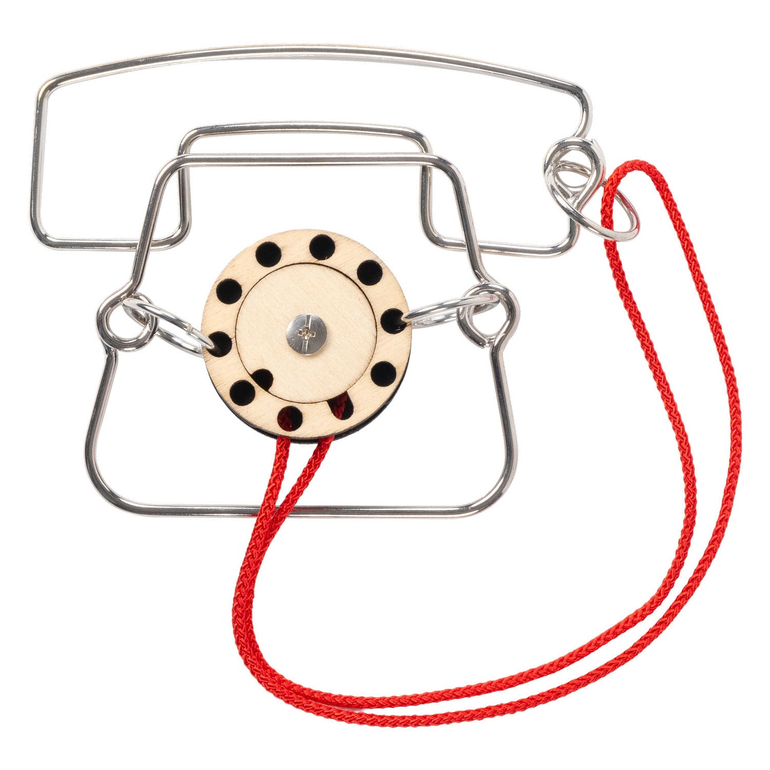 Aktuelle Spielzeuge Metall-Telefon-Gehirn-Puzzle