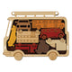 Neues Spielzeug-Transport-Parkhaus-Rätsel