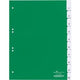 Tabs langlebig 6221 PVC A4 230 x 297 mm grün 10 Tabs