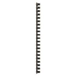 Binderücken GBC Kunststoff A4 16 mm schwarz 145 Blatt