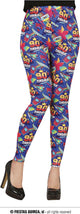 Fiestas Guirca – blaue Leggings der 90er – Größe L