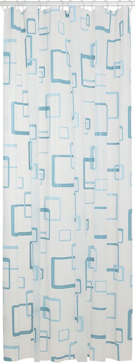 Sealskin Retro-Duschvorhang 180x200 cm – Peva – Blau