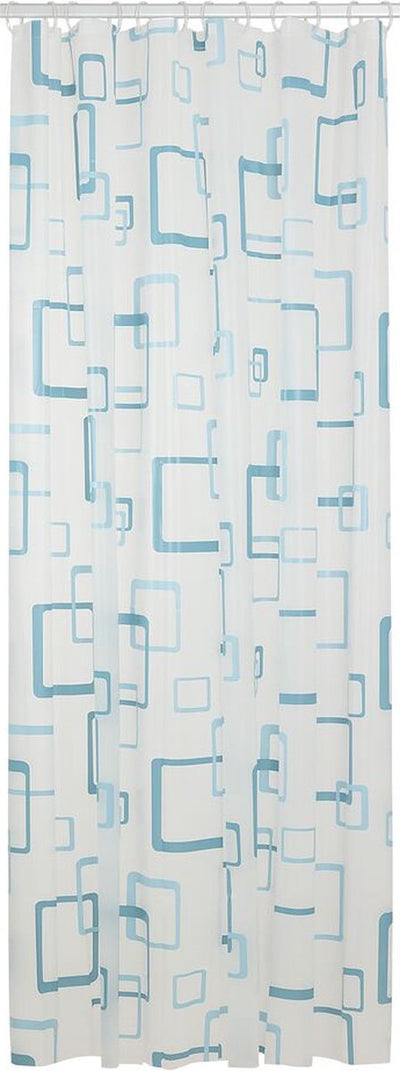 Sealskin Retro-Duschvorhang 180x200 cm – Peva – Blau