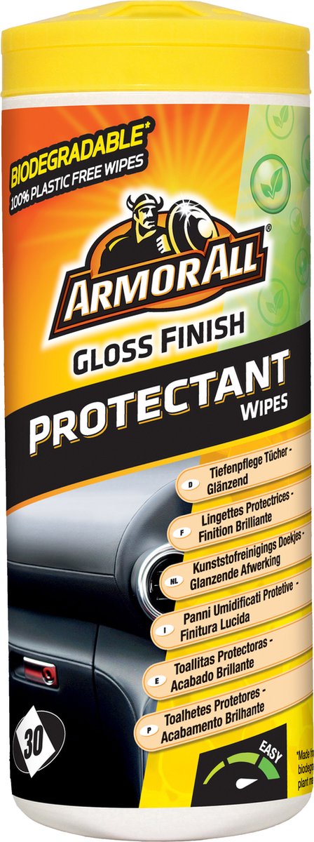 Armor All Plastic Wartungstücher, glänzend, 30 Stück