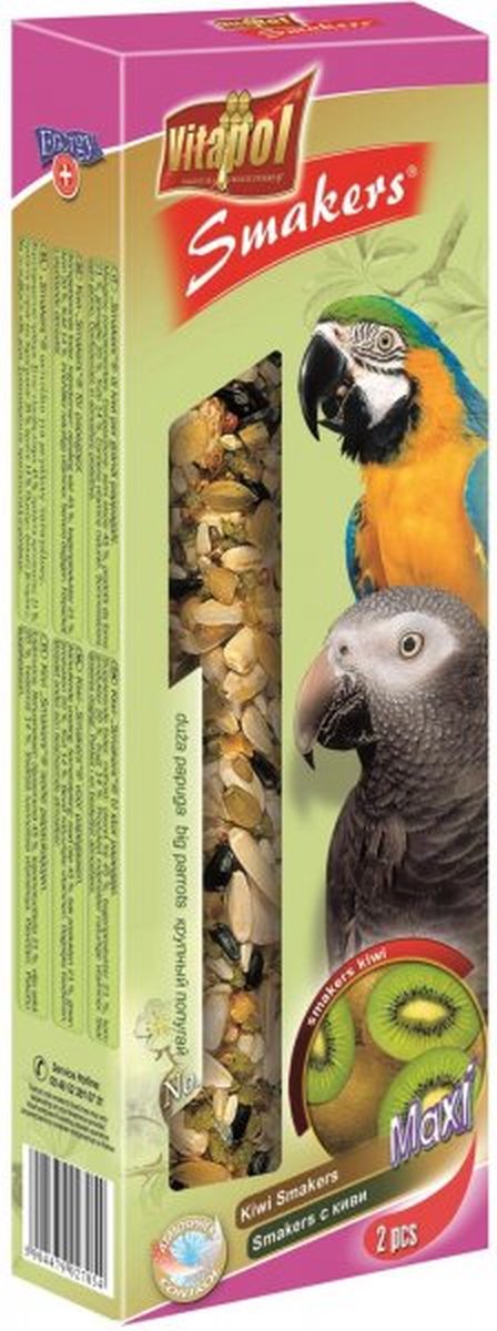 Vitapol Papageien-Cracker-Kiwi – 1 Box Papageien-Snack